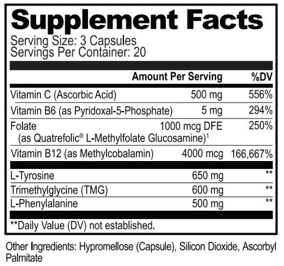 Elevate Mental Drive: Dopamine Precursor Brain Supplement