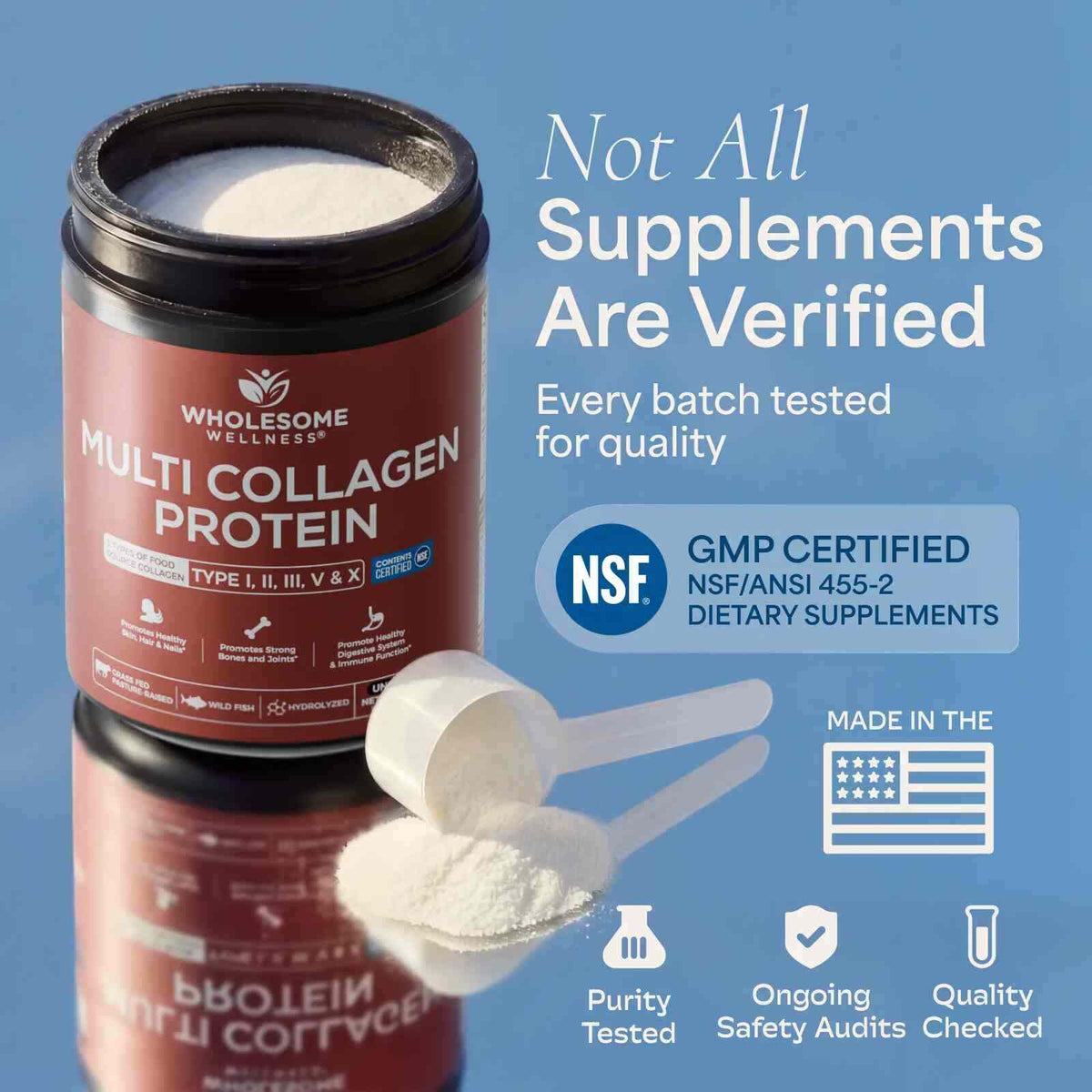 5-Type Multi-Source Hydrolyzed Collagen Powder