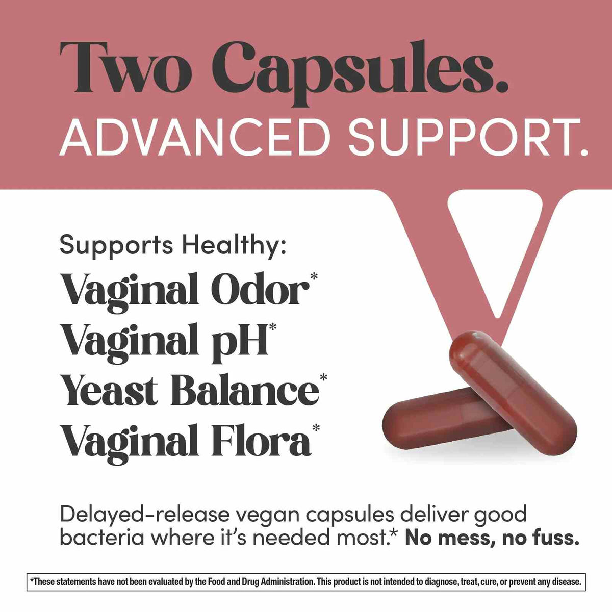 Feminine pH Balance Probiotic Capsules