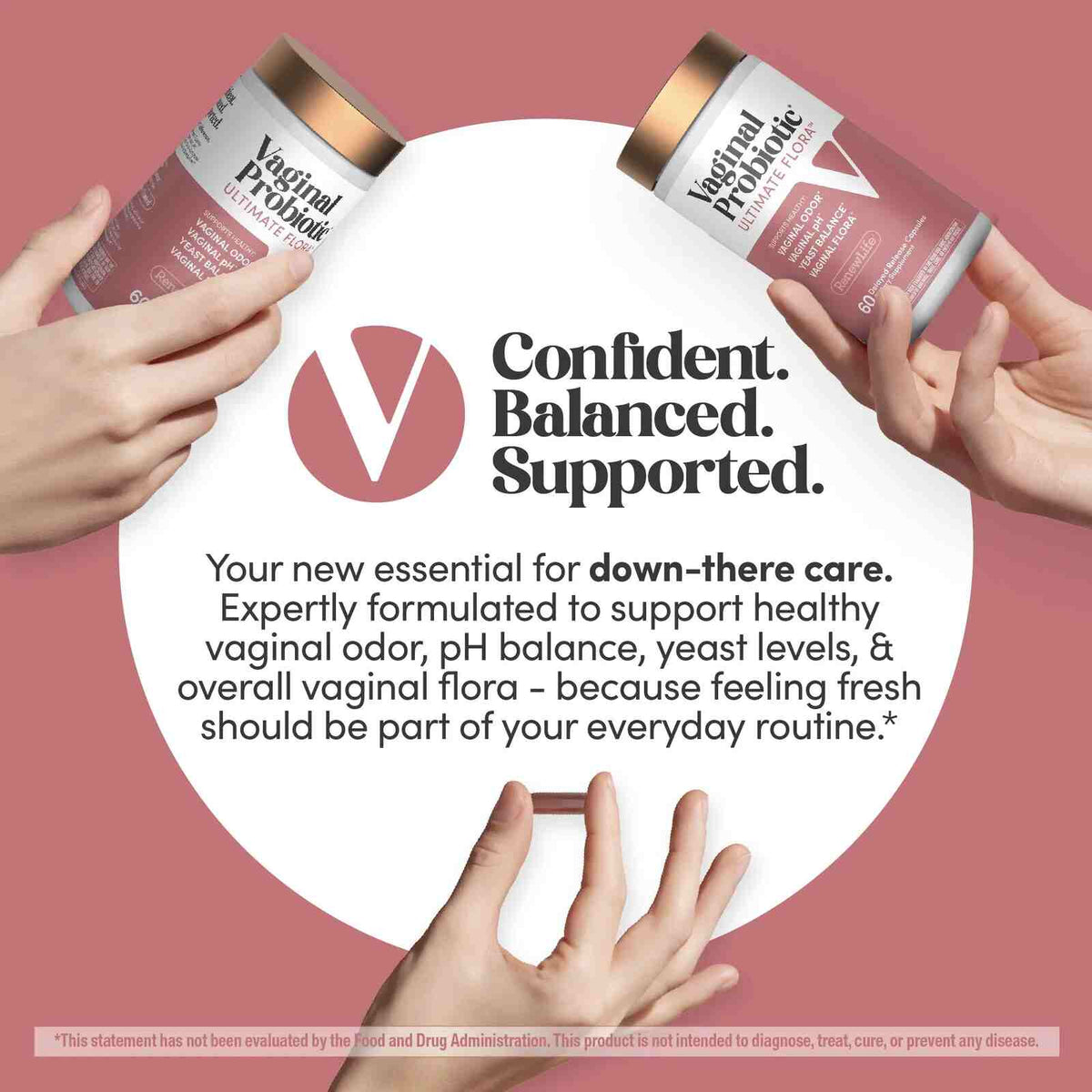 Feminine pH Balance Probiotic Capsules