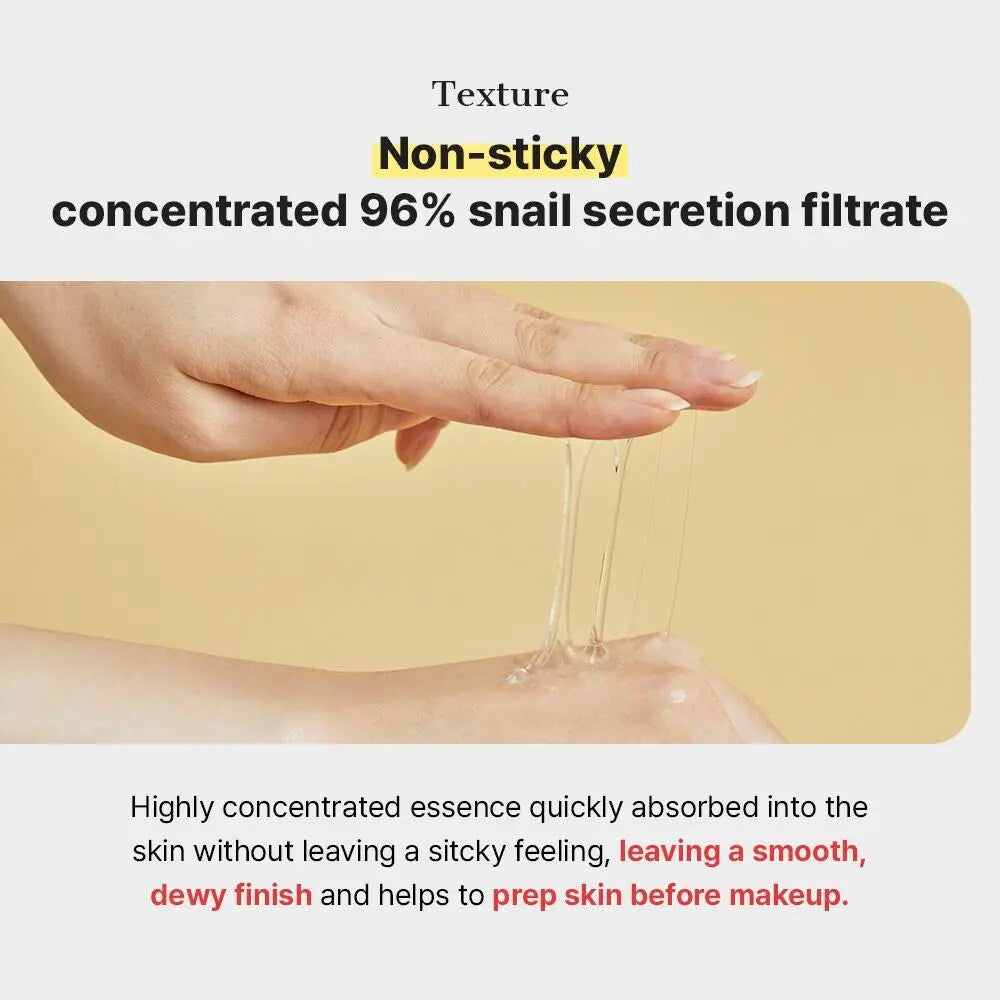 Dull Skin to Dewy Glow: 96% Snail Mucin Hydrating Essence