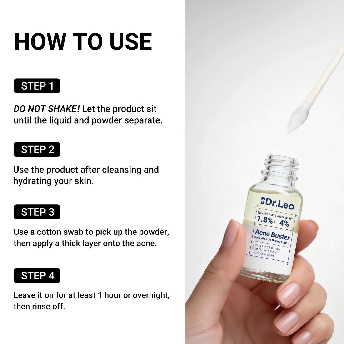 Rapid Acne Drying Lotion – Overnight Pimple & Body Treatment