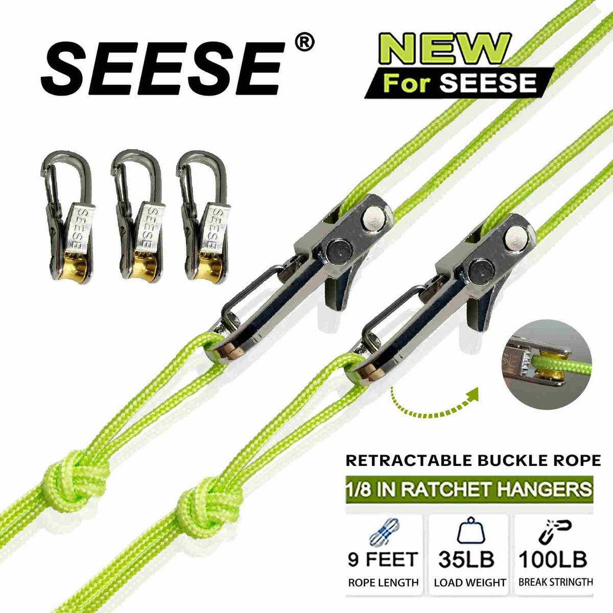 Heavy-Duty Rope Tightener & Canvas Tensioner Tool