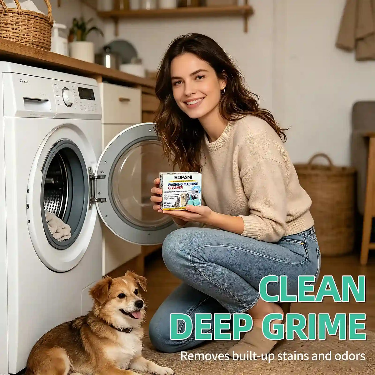 Instant Washing Machine Deep Cleaner: Blast Odors & Mildew