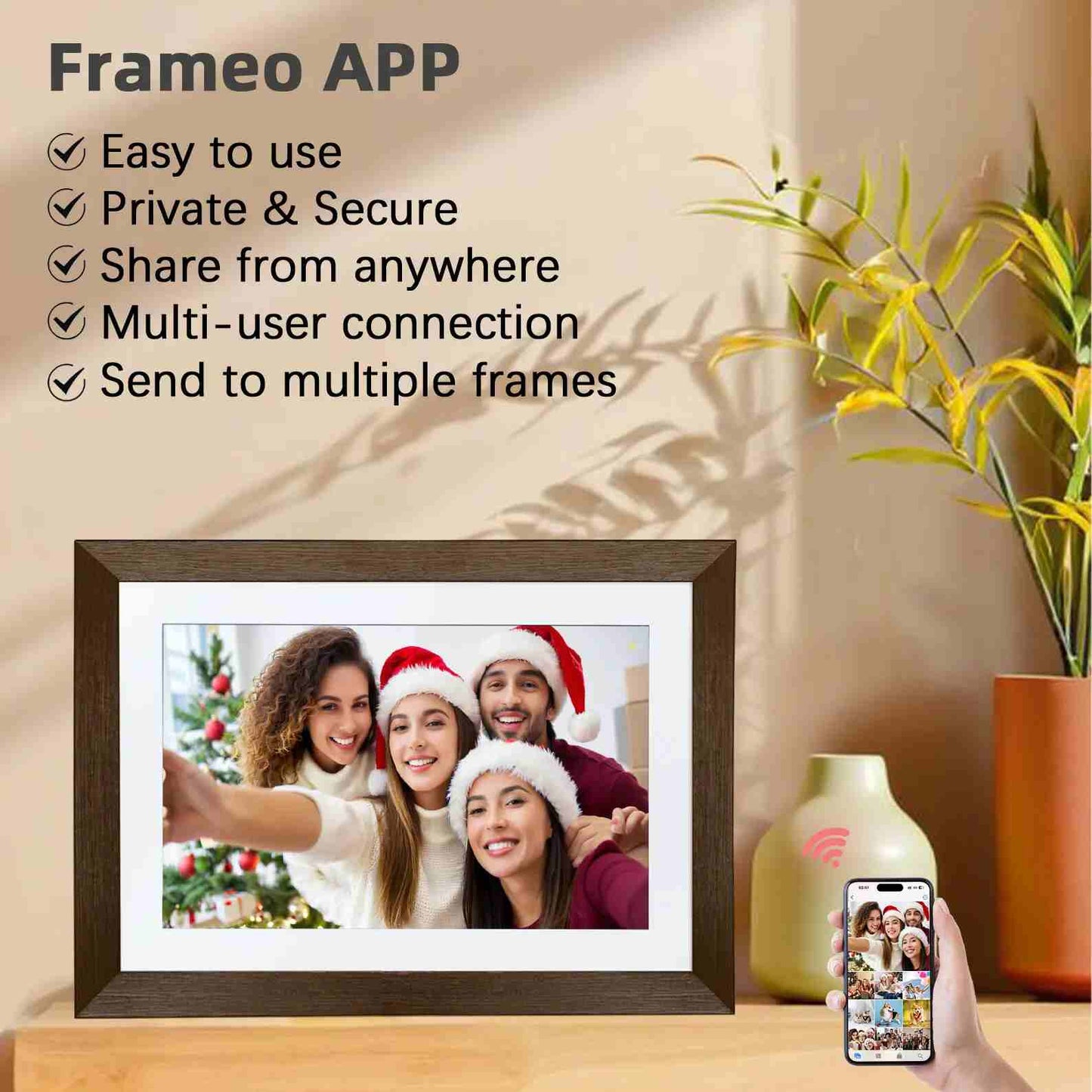Instant Share 10.1" WiFi Digital Photo Frame