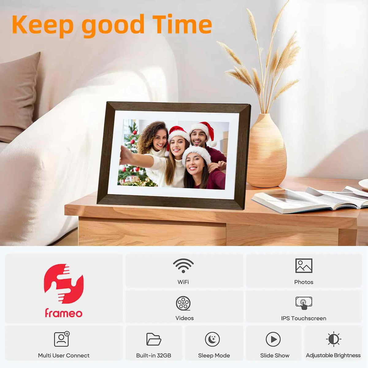 Instant Share 10.1" WiFi Digital Photo Frame