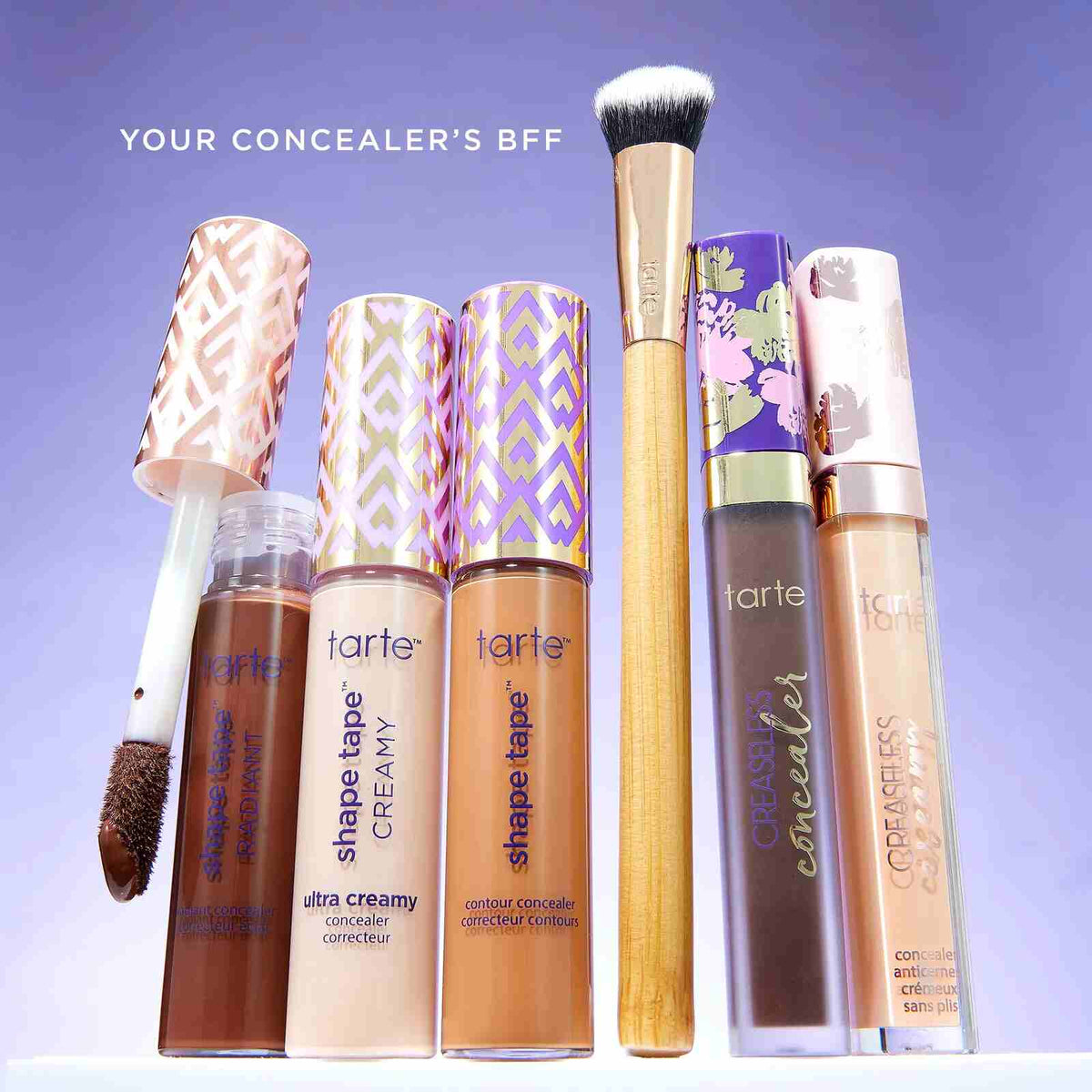 Seamless Angled Paw Concealer Brush – Flawless Precision Application