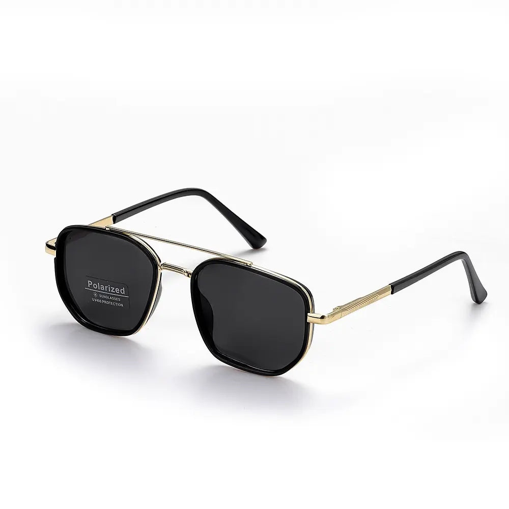 Geometric Double-Beam Trendy Sunglasses