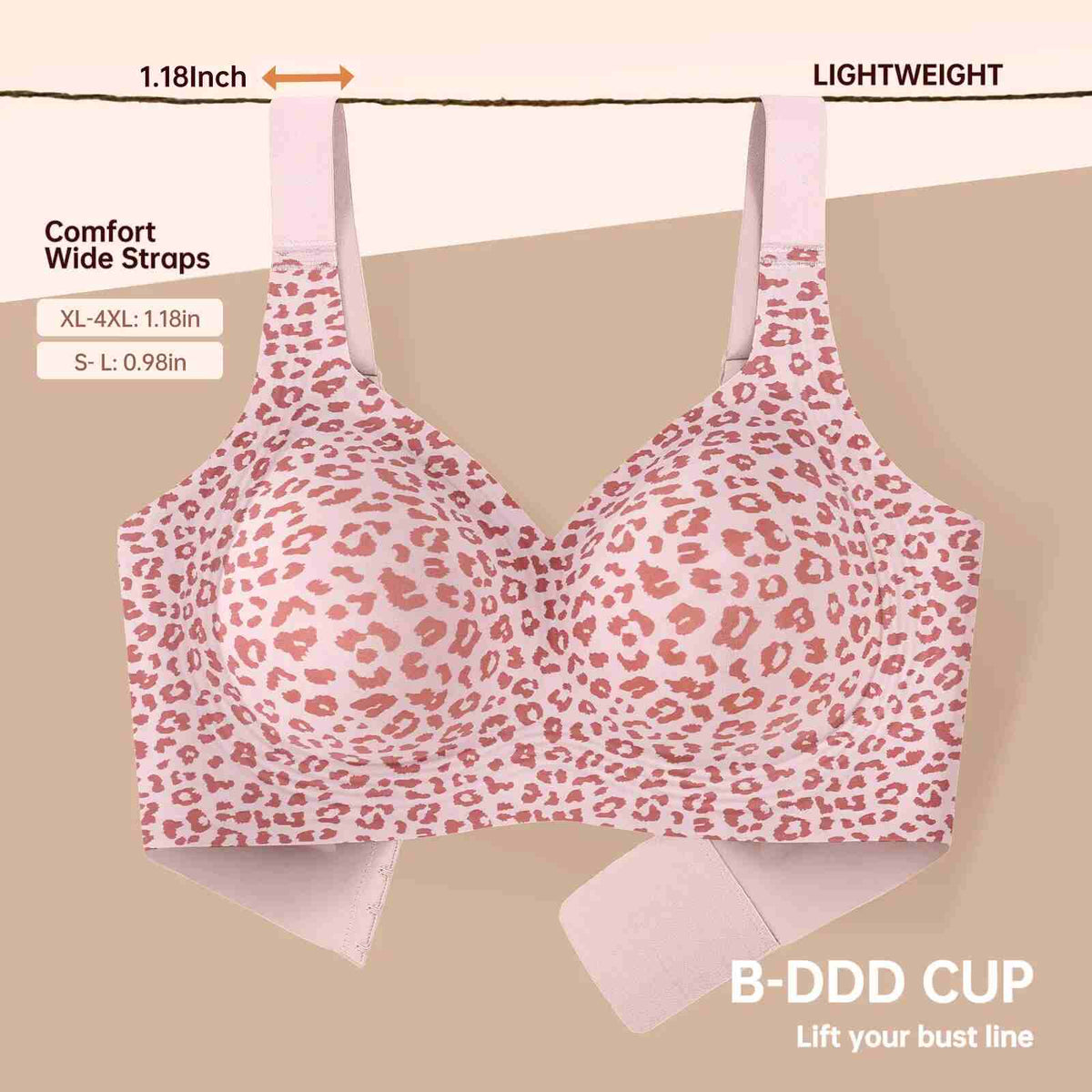 Wire-Free Seamless Support Bra