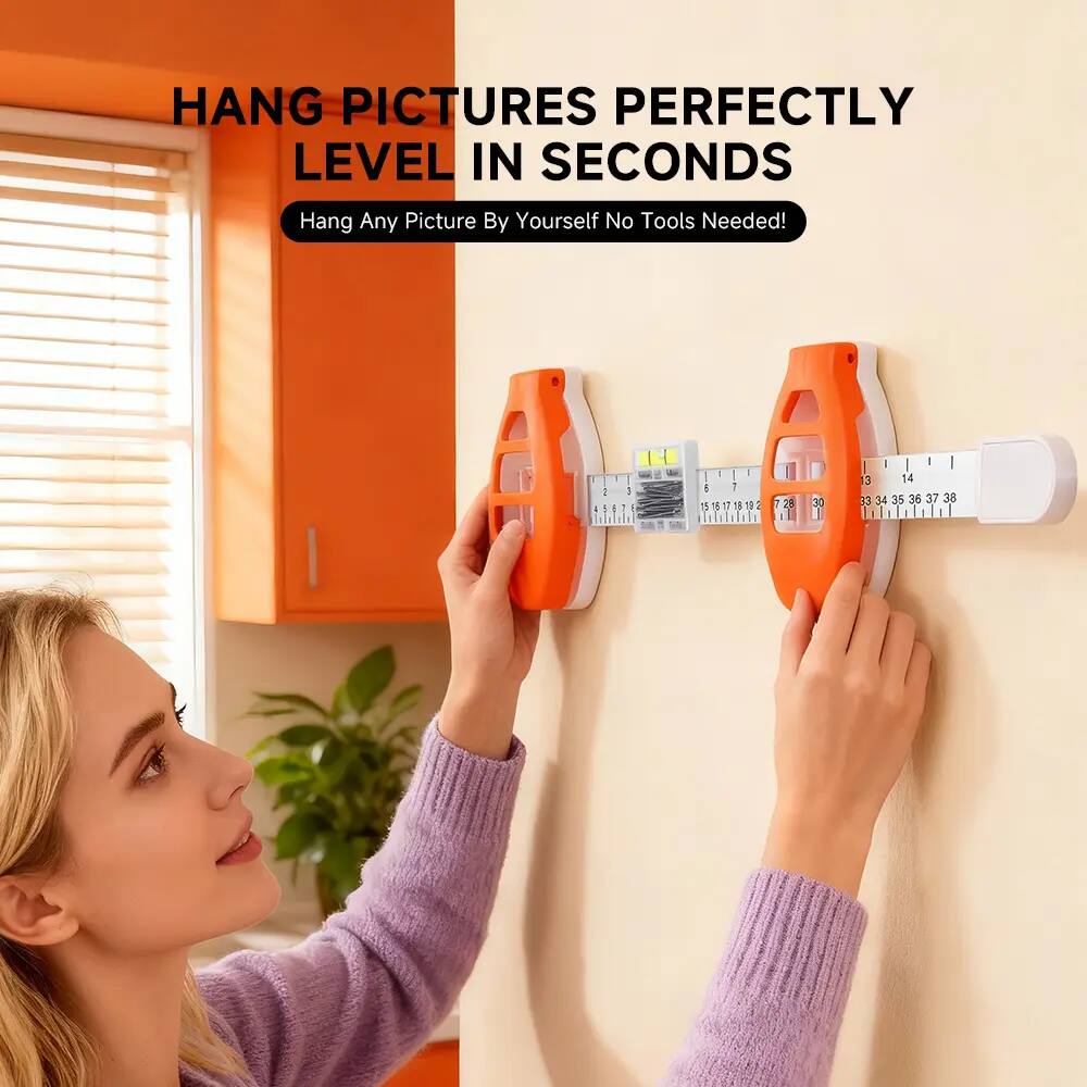 Picture Hanging Tool with Level & Ruler
