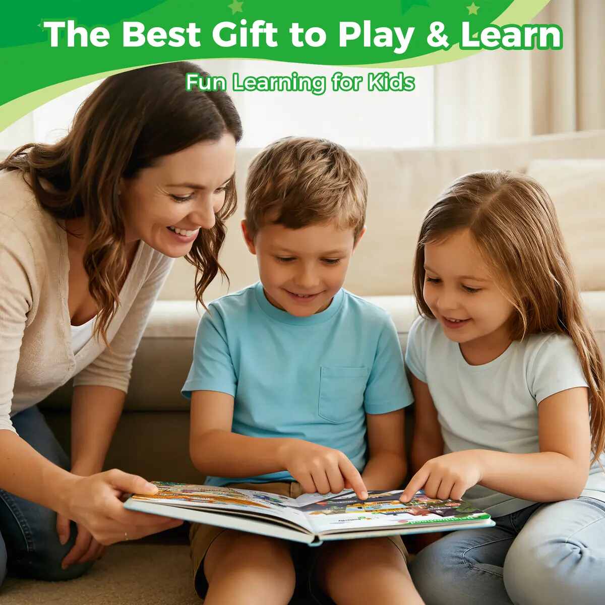 500-Word Kids English Sound Learning Book
