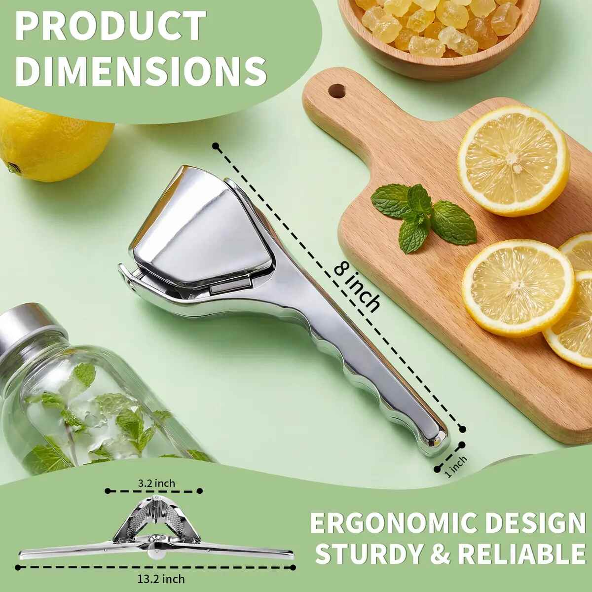Stainless Steel Handheld Lemon Squeezer