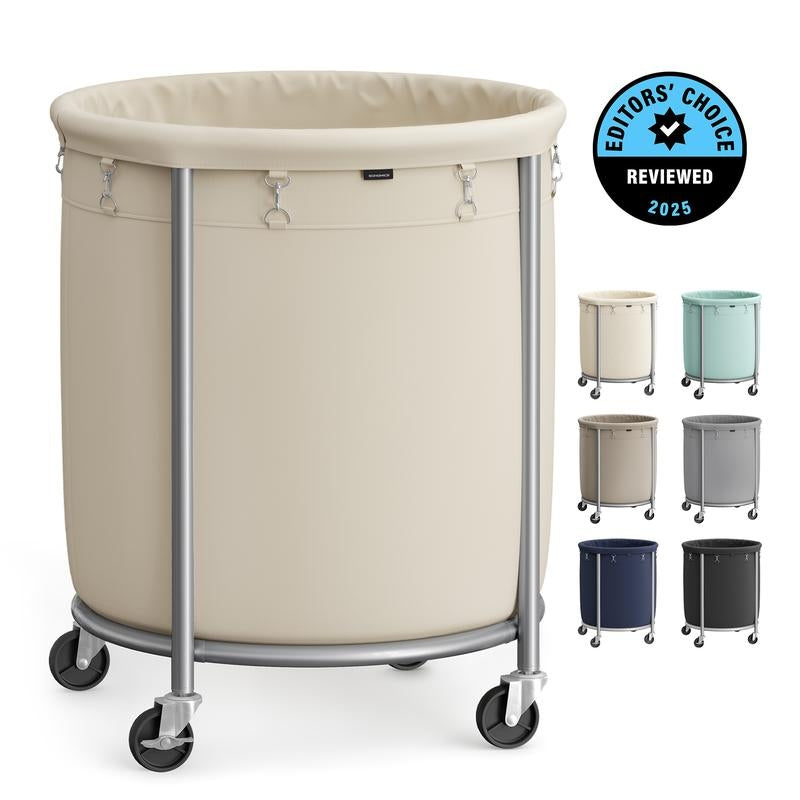 45-Gallon Rolling Laundry Hamper