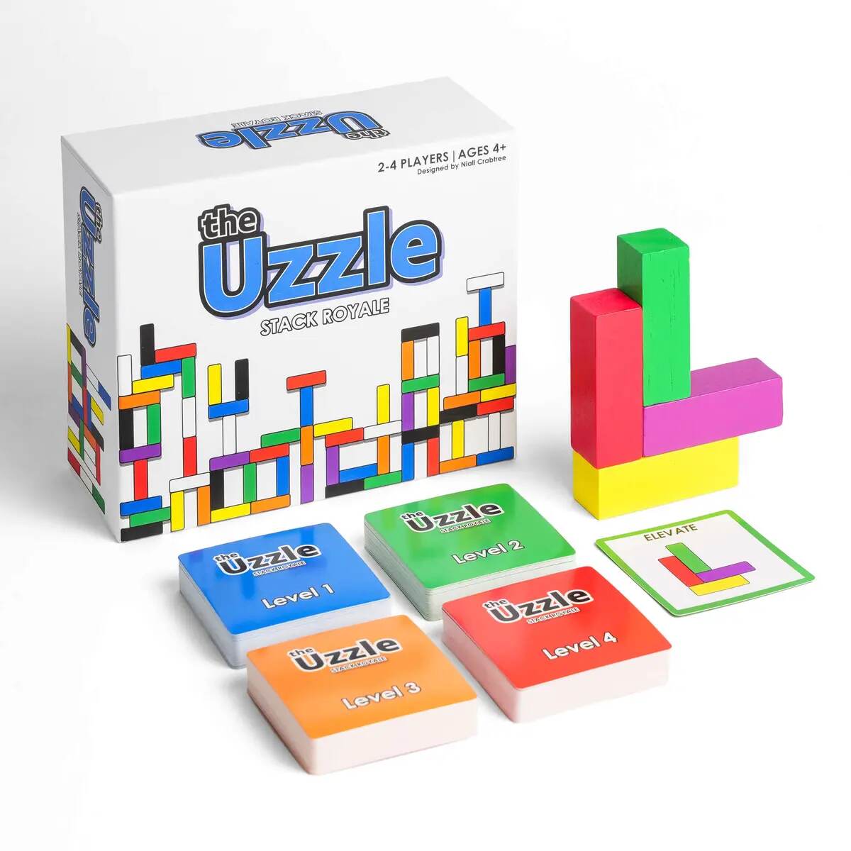 Fast-Paced Stacking Strategy Board Game