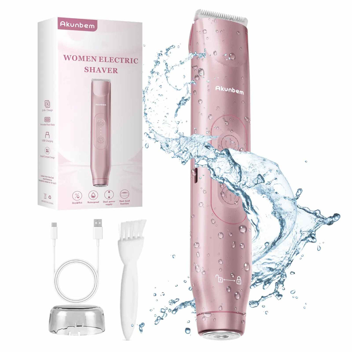 Smooth, Nick-Free Shaving: Electric Body & Groin Hair Trimmer