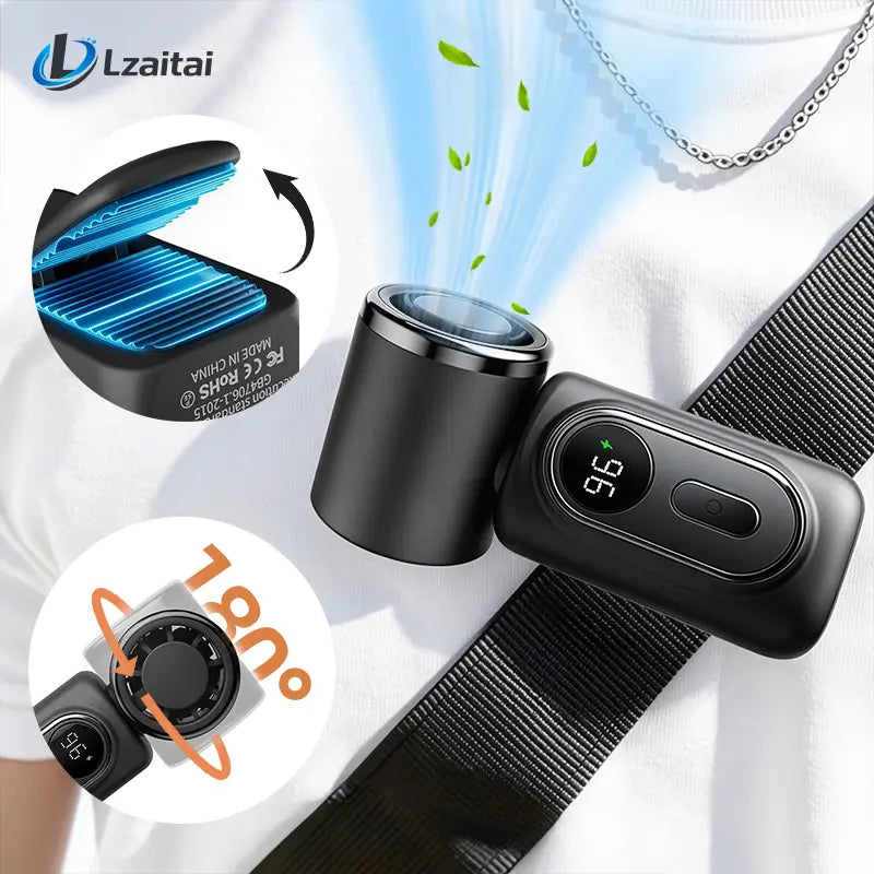 3-in-1 Hands-Free Portable Handheld Clip Fan