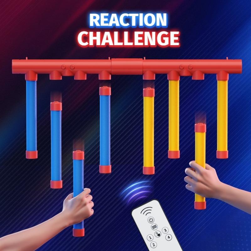 Reflective Drop Stick Reaction Game