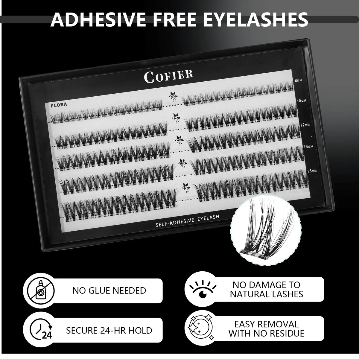 Cofier No Glue Lash Kit Jelly