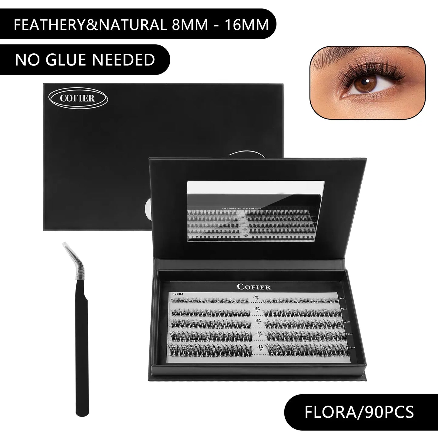 Cofier No Glue Lash Kit Jelly