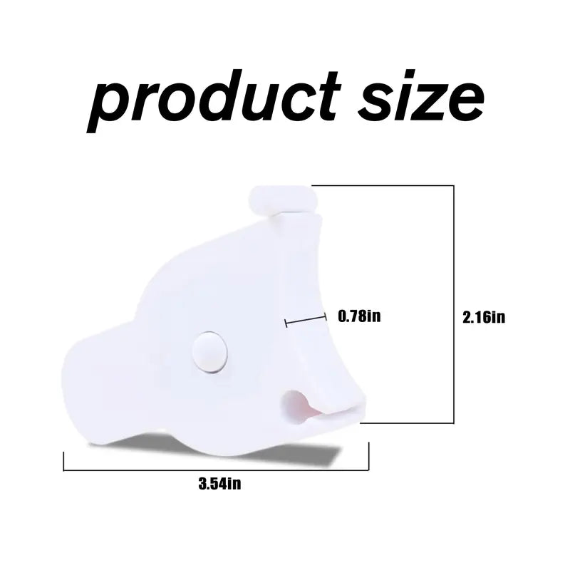 White retractable body measuring tape — original product photo 4