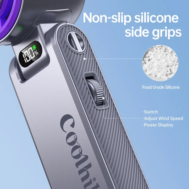 Portable fan Handheld High Speed Fan 199 Adjustable Levels Foldable