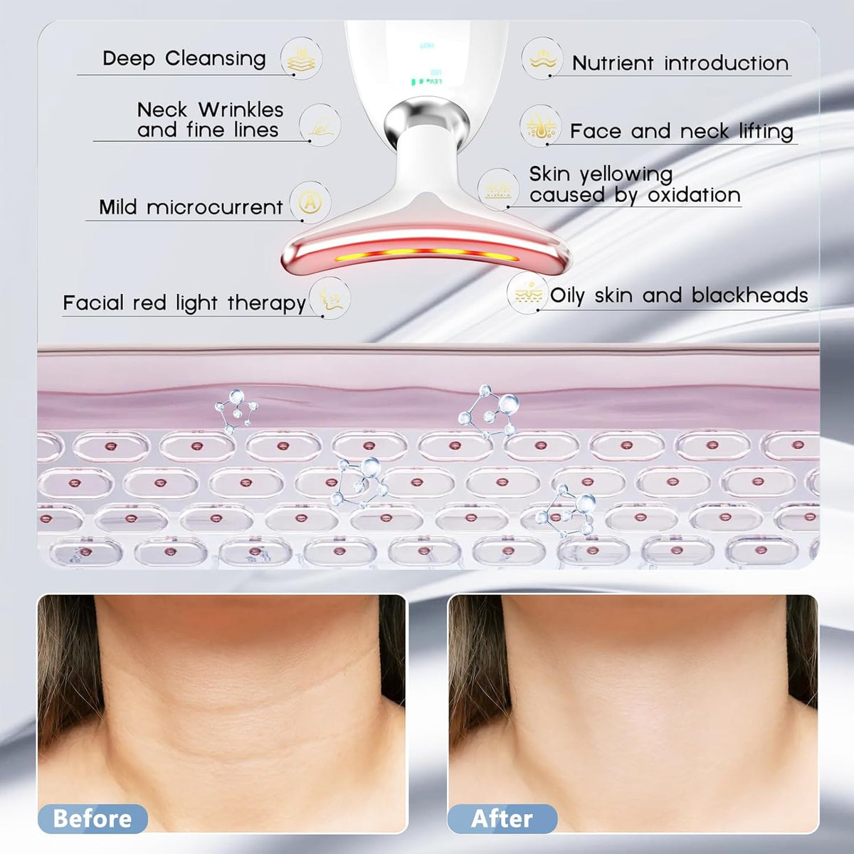 7 Color Facial Massager Tool