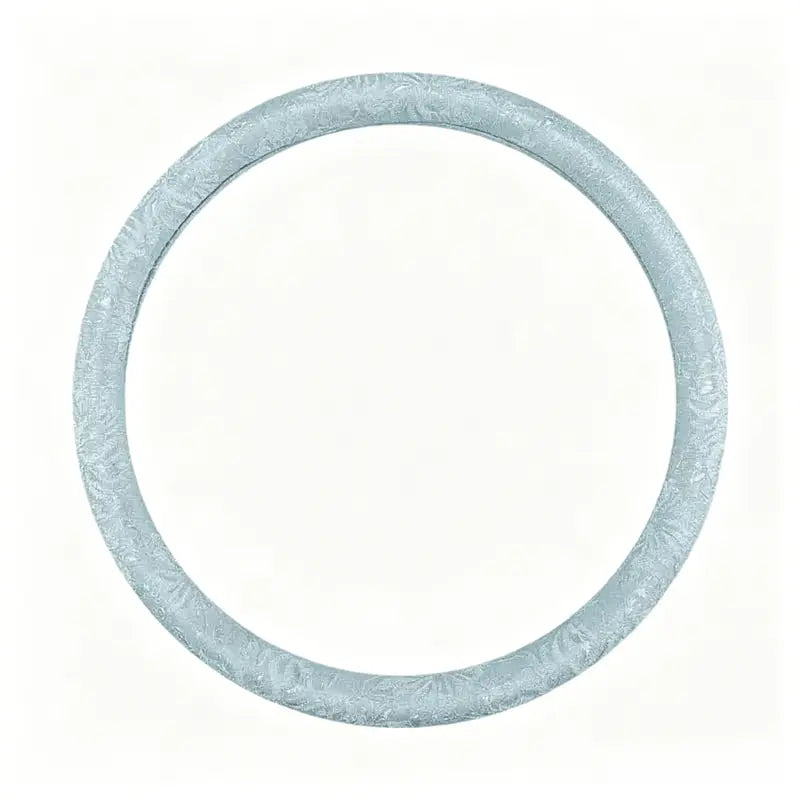 Lace Steering Wheel Cover — Color, Shape and Bow Options — 【No bow】Dreamy Blue-round shape
