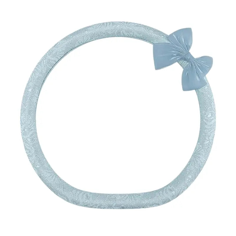 Lace cover — Bow / Blue / D-shaped