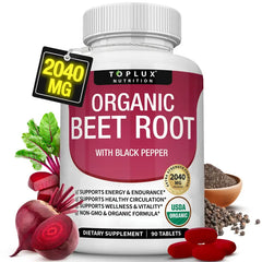 Beet Root & Black Pepper Supplement Tablets - original gallery 1