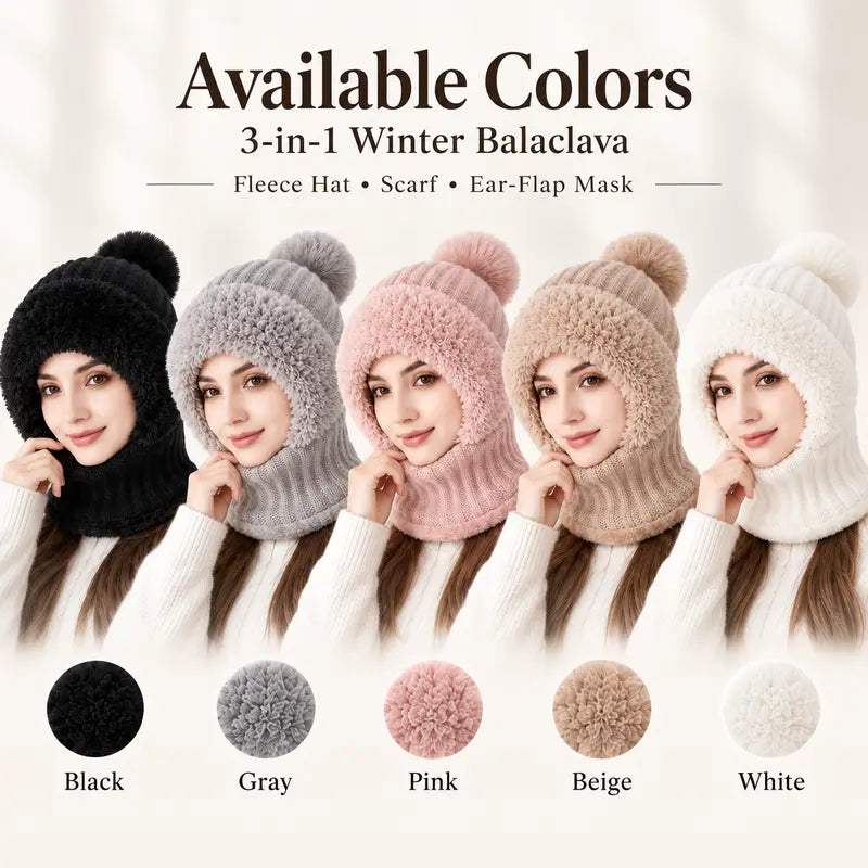 3-in-1 Fleece Winter Balaclava - source design and use details