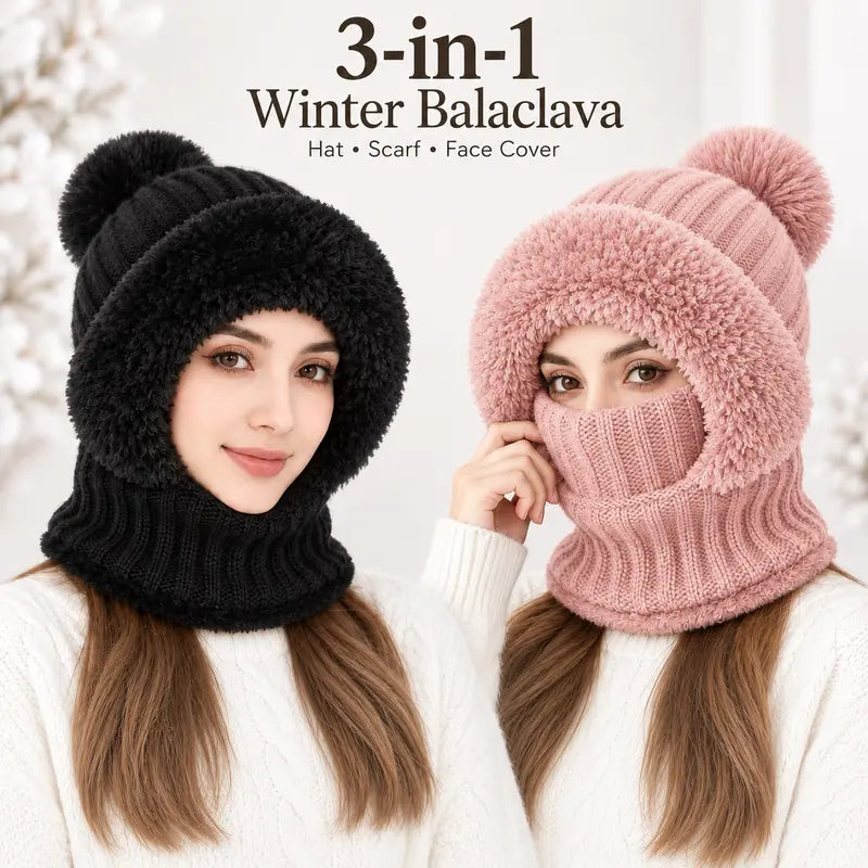 3-in-1 Fleece Winter Balaclava - source design and use details