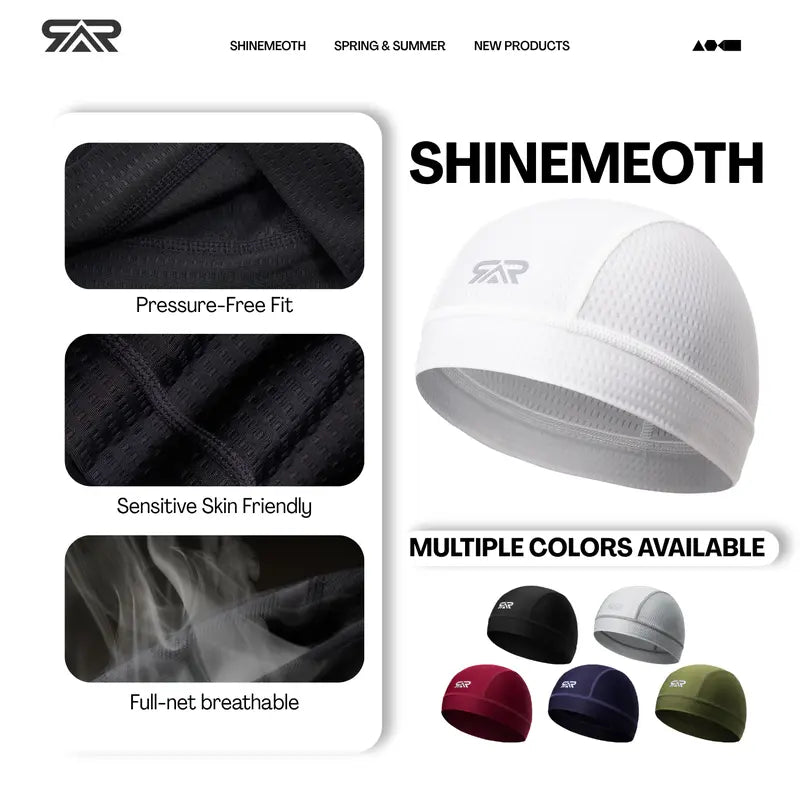Two Piece Mesh Skull Cap Packs — 4