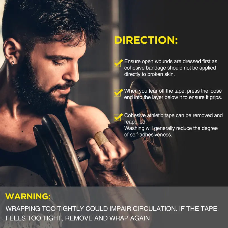 OK TAPE Twelve Roll Cohesive Wrap Packs — 5