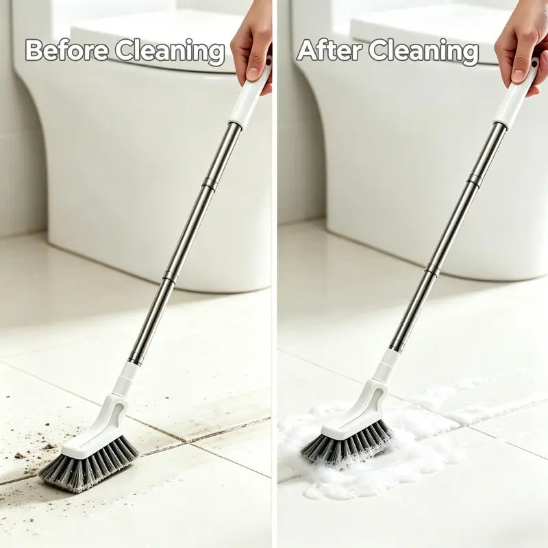 Telescopic Long-Handle Crevice Cleaning Brush - original product photo 7