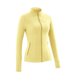 Soft-Brushed Activewear — Yellow Jacket, Leggings or Flare Pants - Yellow-Jacket