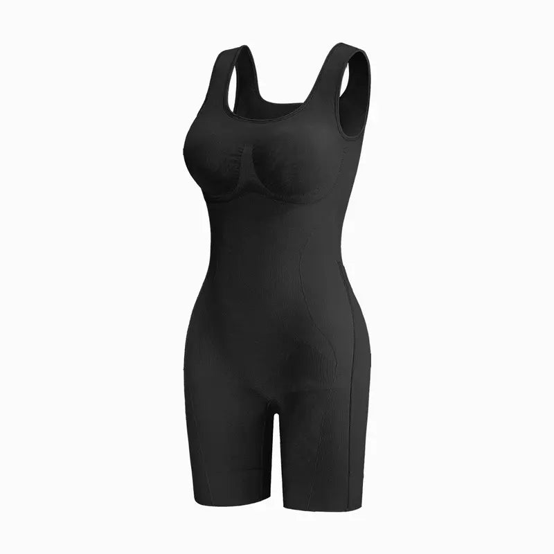 Open-Back Shaping Bodysuits with Cotton Gusset — 2-Pack - Black original variant photo