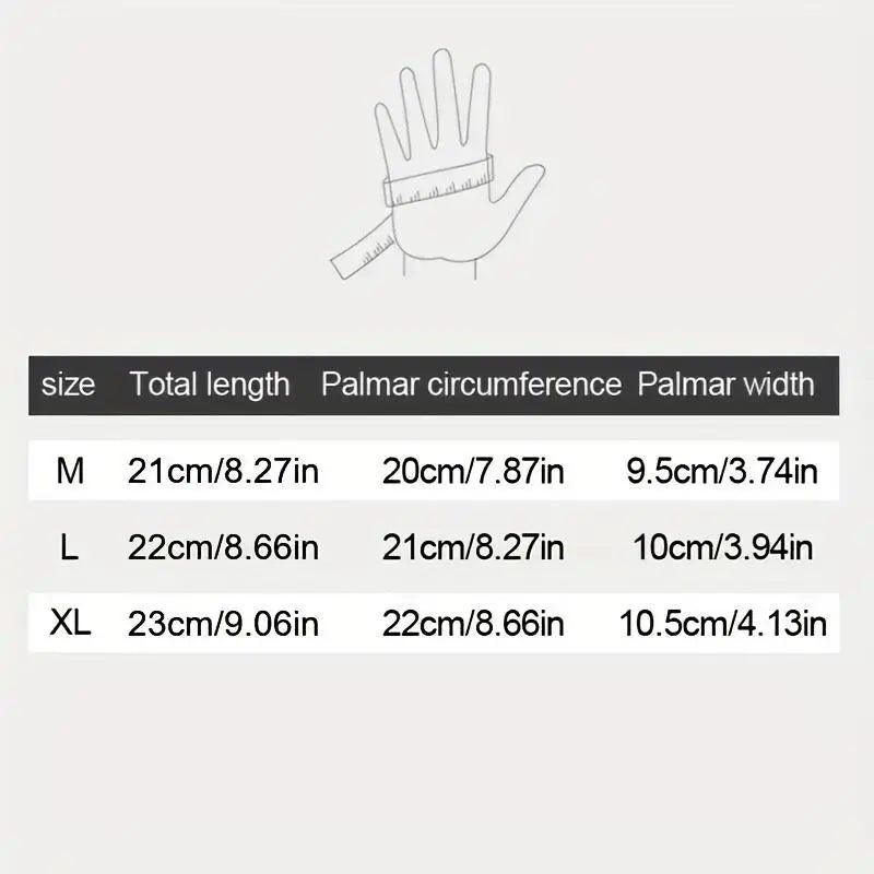 Black Zip-Cuff Touchscreen Winter Gloves - source design and use details