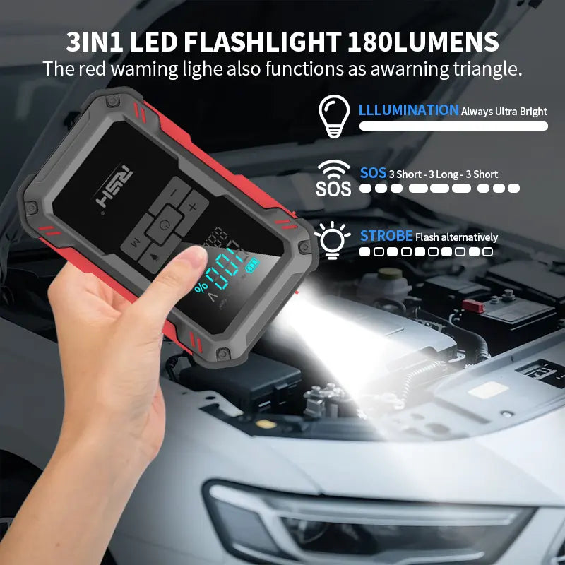 RSH JS800 12V Jump Starter with Tire Inflator