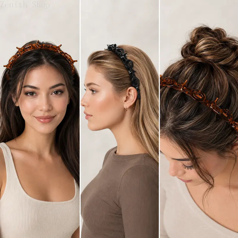 Clip Headbands — Four-Piece Set - source design and use details