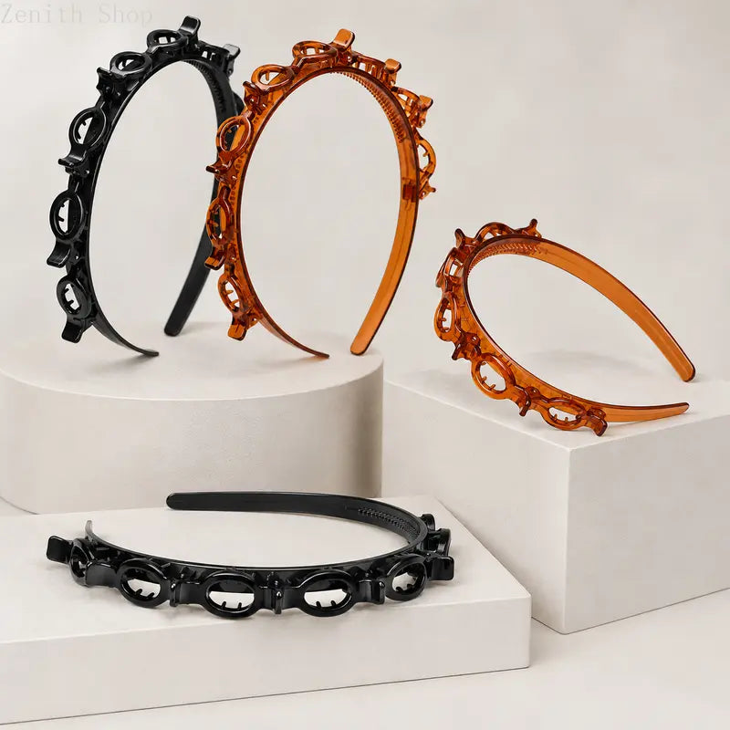 Clip Headbands — Four-Piece Set - source design and use details