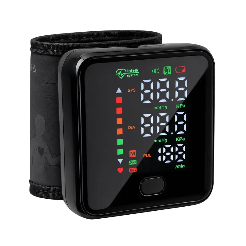 Rechargeable Wrist Blood Pressure Monitor - source design and use details