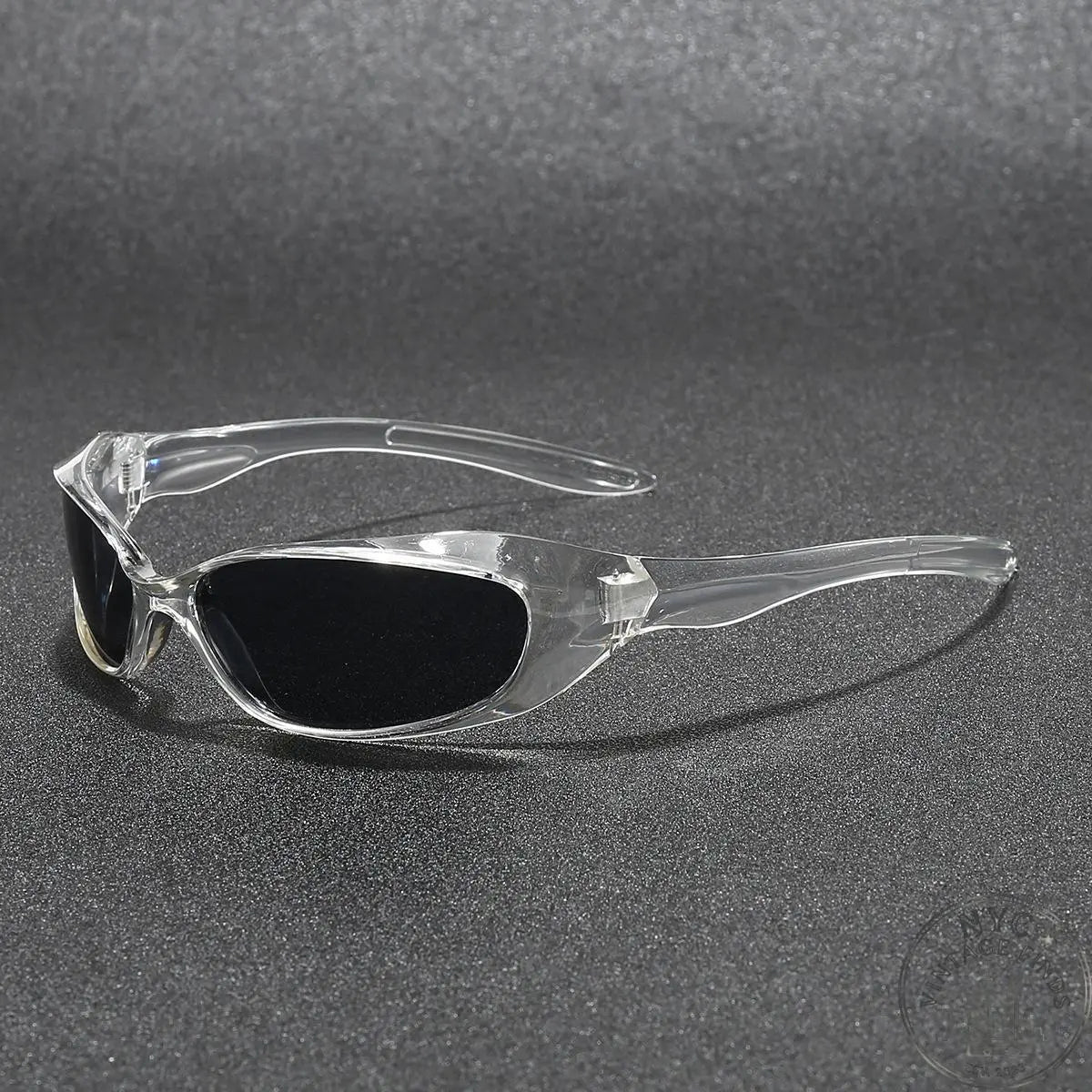 Y2K Wraparound Oval Sunglasses — 3