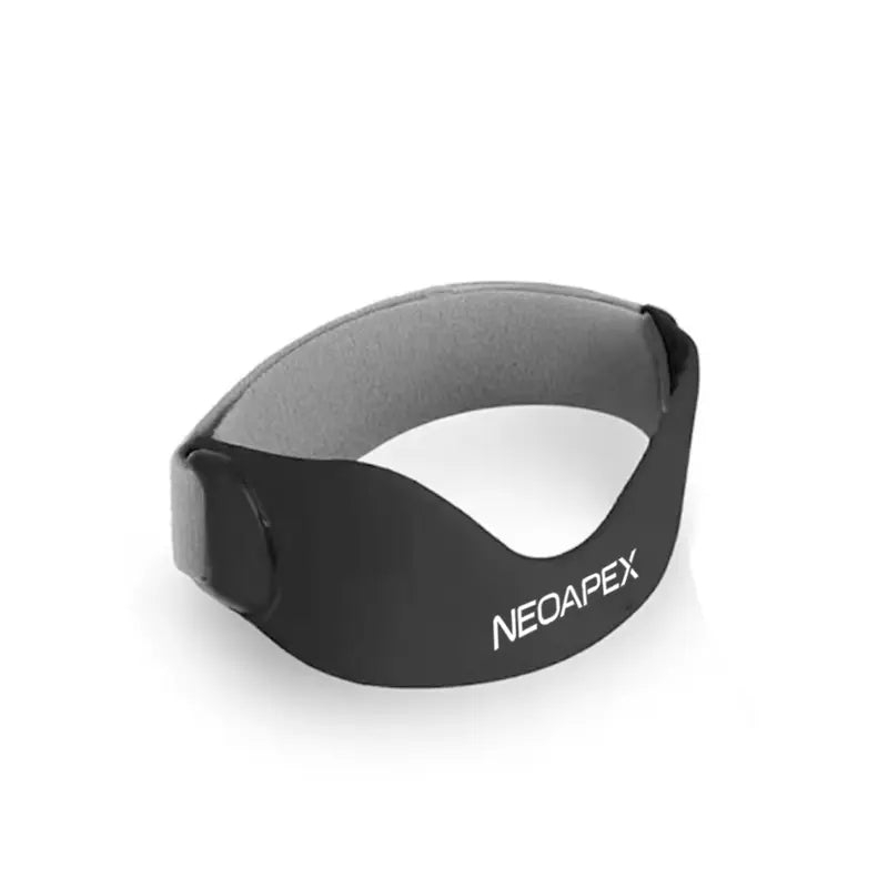 NEOAPEX Black Silicone Knee Strap — One Piece - Black-1piece