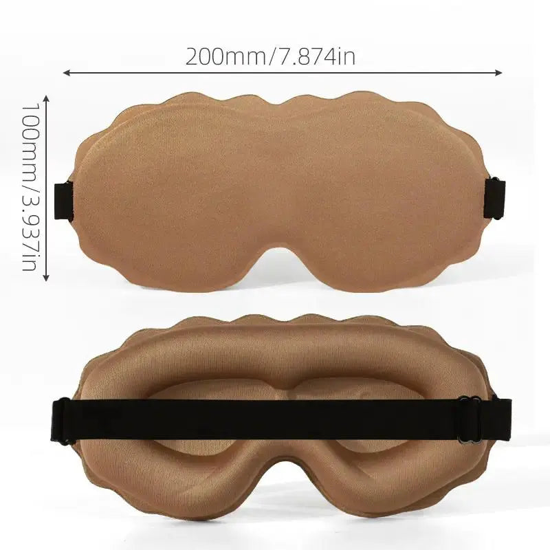 Contoured Eye Mask with Adjustable Strap — 1
