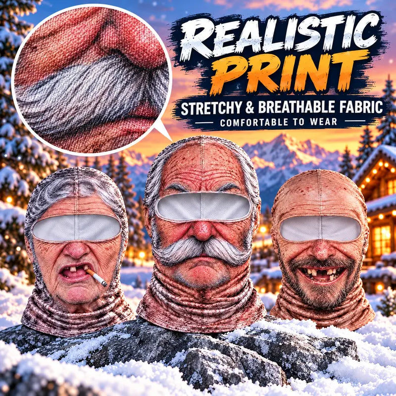 Novelty Printed Winter Balaclava - source design and use details