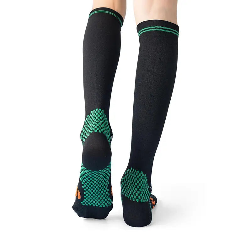 Knee-High Sports Socks — Two Three-Pair Packs - source design and use details