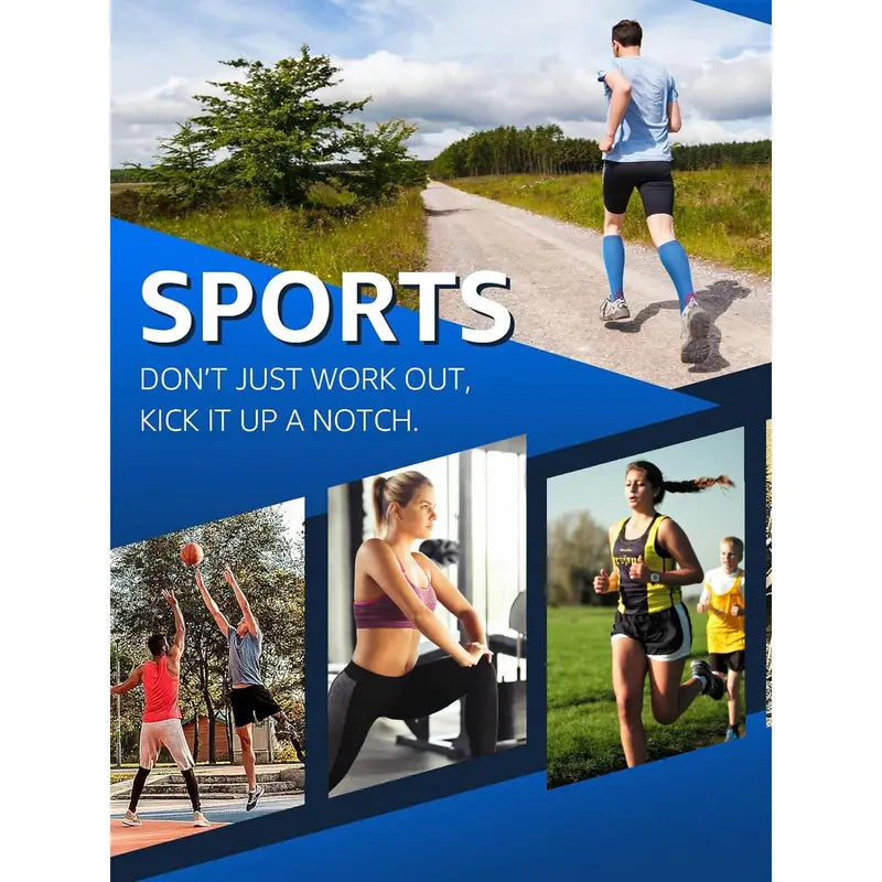 Knee-High Sports Socks — Two Three-Pair Packs - source design and use details