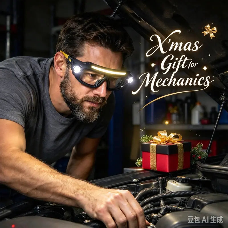 JOYTUTUS Rechargeable LED Glasses Headlamp