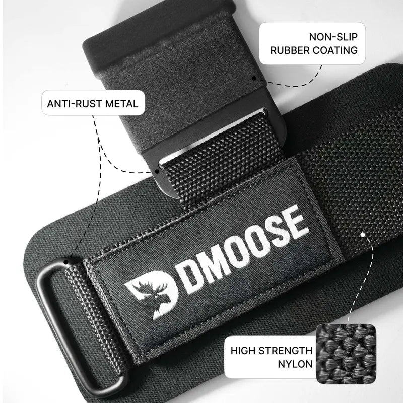 DMoose Weight Lifting Hooks — Two Pairs - source design and use details