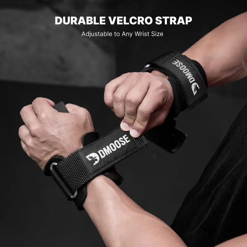 DMoose Weight Lifting Hooks — Two Pairs - source design and use details